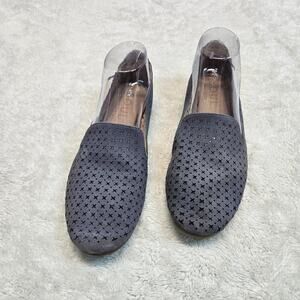 Soul Naturalizer Janelle Dusty Blue Suede Slip Pull On Loafer Shoes Women 9.5 M